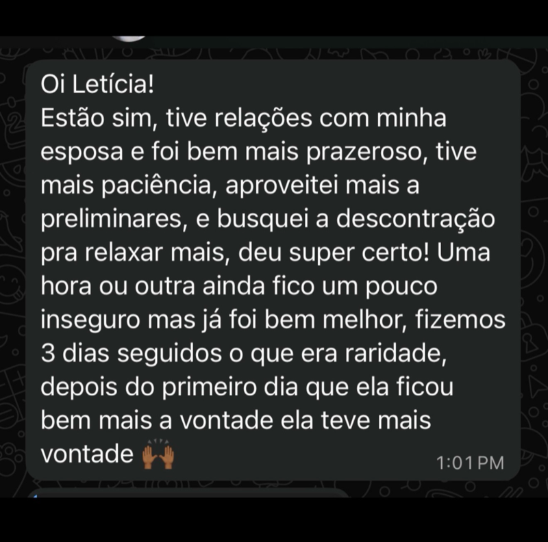 Depoimento de aluno do Desafio DRS