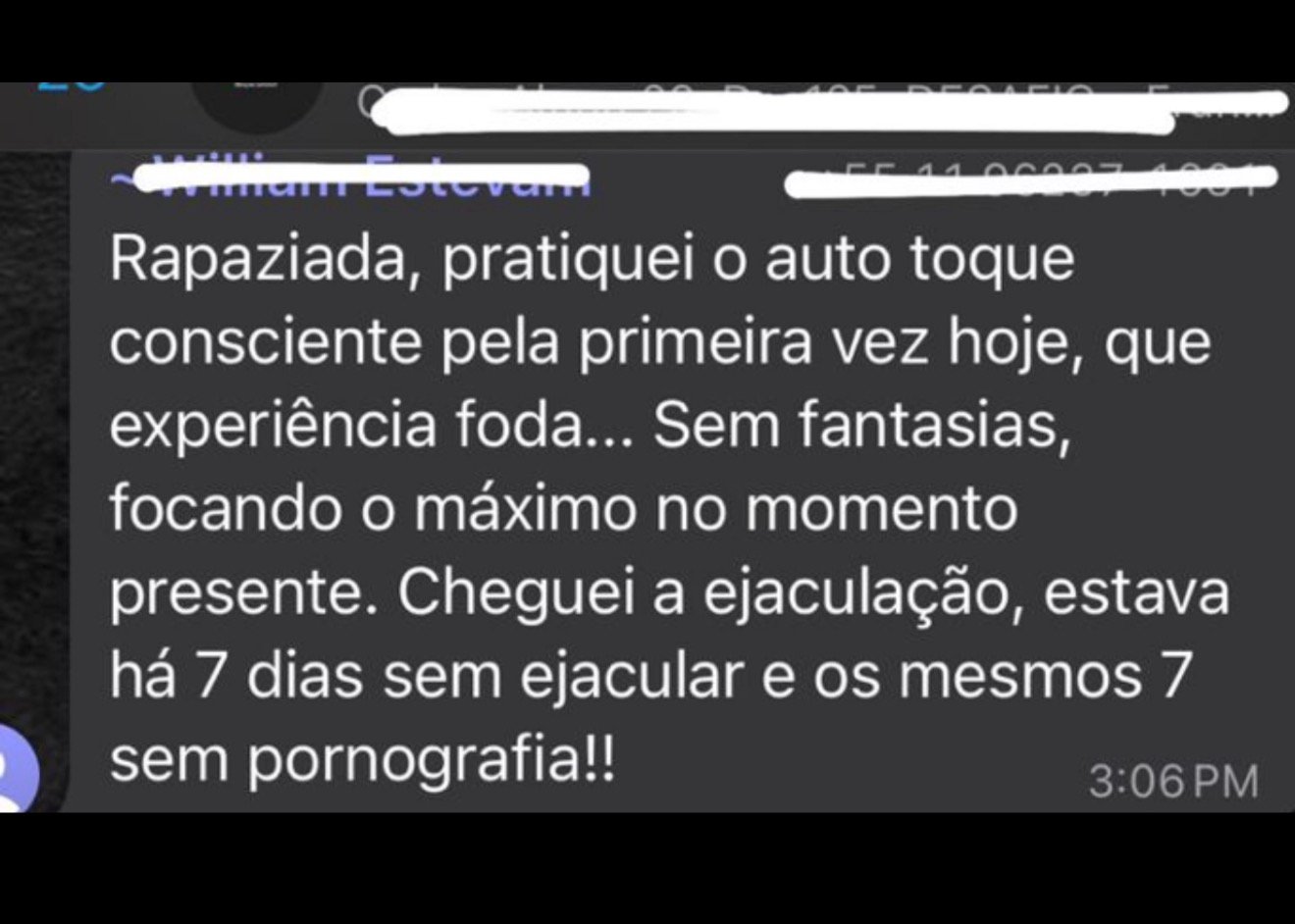 Depoimento de aluno do Desafio DRS