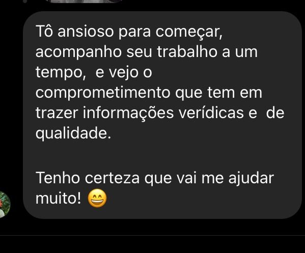 Depoimento de aluno do Desafio DRS